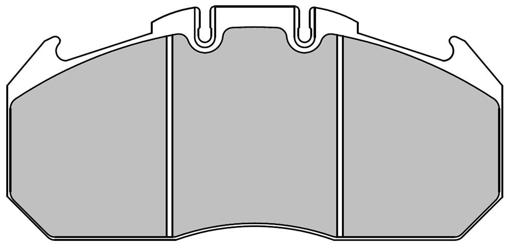 PASTILLAS FRENO MERITOR D-ELSA 2-MAN-RVI