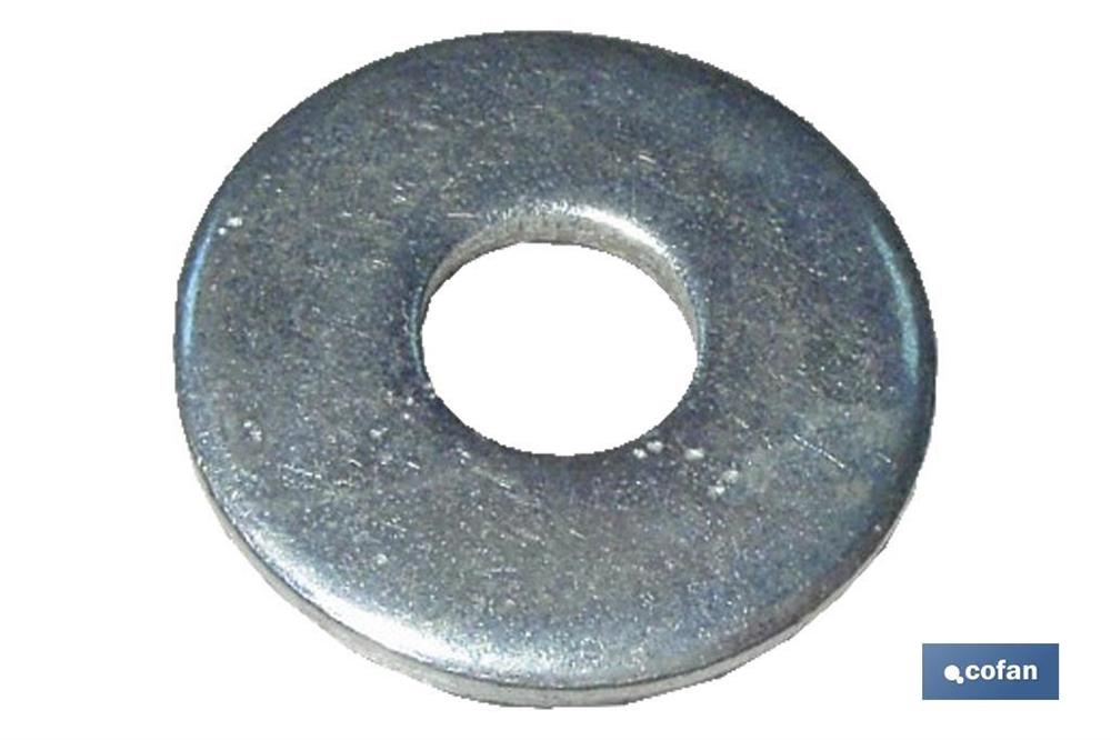 ARANDELA PLANA ANCHA M10 - 6 UN