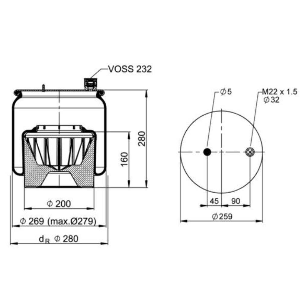 FUELLE SUSPENSION DEL/TRAS MP4 CONTI miniatura