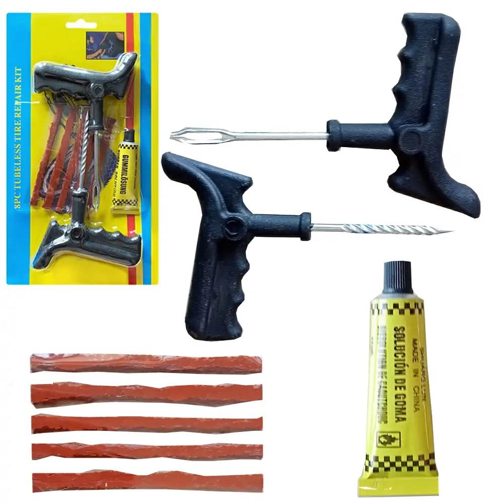 EL KIT REPARA NEUMATICOS ES IDEAL PARA REPARACIONES RÁPIDAS Y SIN ESFUERZO FÍSICO.