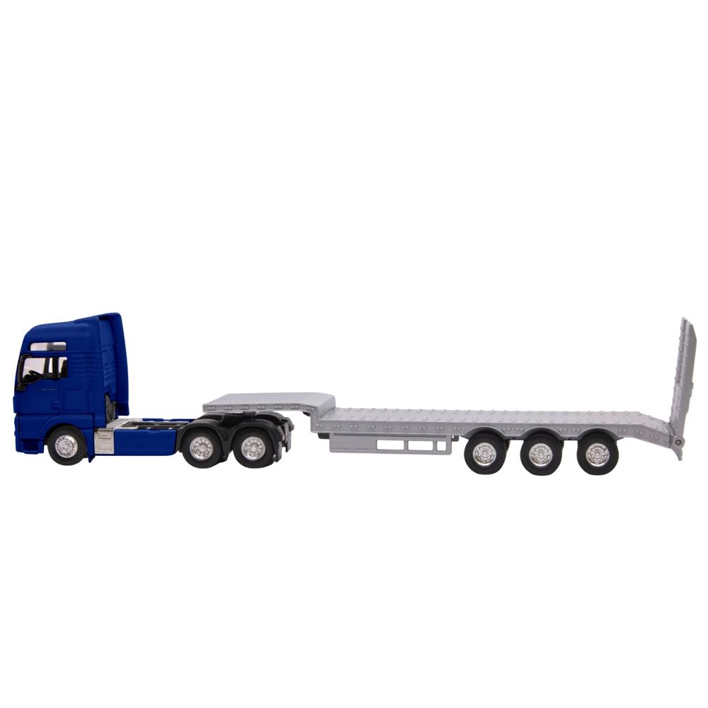 MAN TGX XXL LOWBOY AZUL 1:64 miniatura