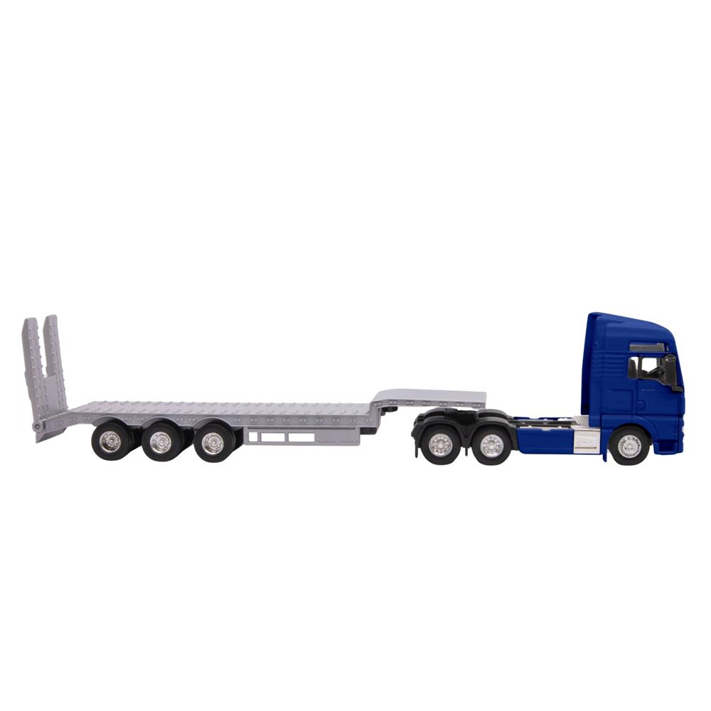 MAN TGX XXL LOWBOY AZUL 1:64 miniatura