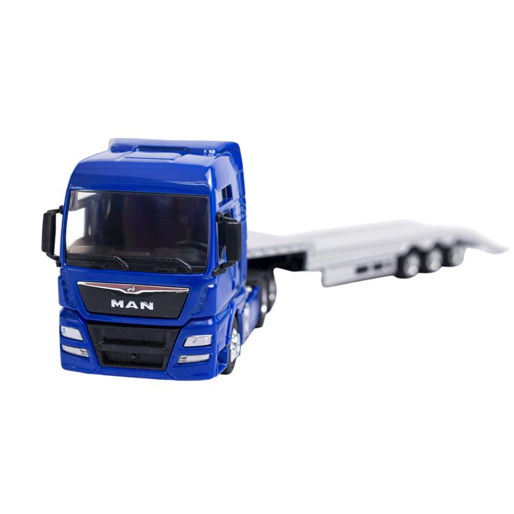 MAN TGX XXL LOWBOY AZUL 1:64 miniatura