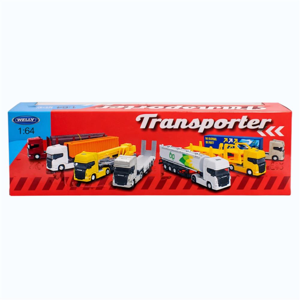 MAN TGX XXL LOWBOY AZUL 1:64 miniatura