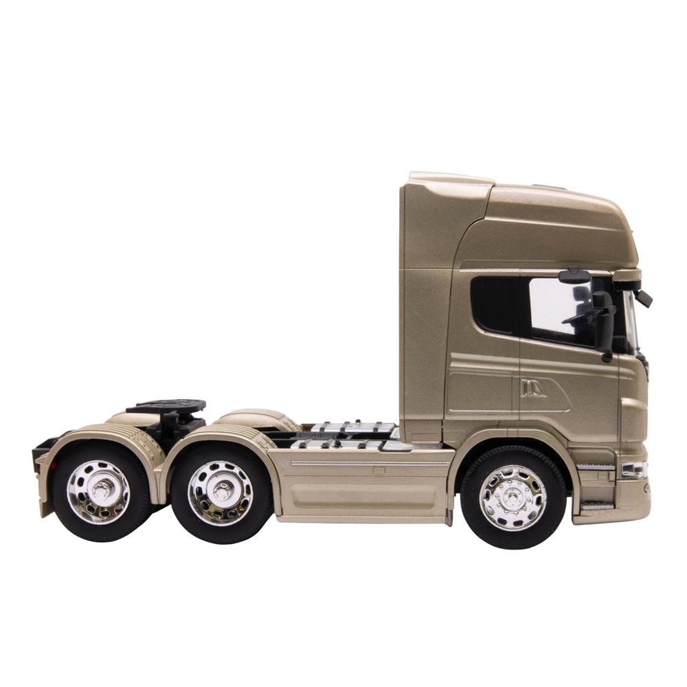 SCANIA V8 R730 (6X4) DORADO 1:32 miniatura