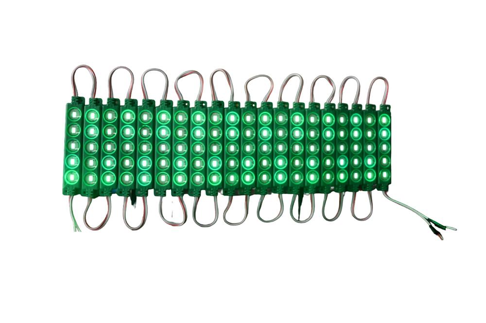 MODULOS LED VERDE ADHESIVOS 12 VOLTS