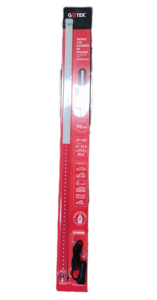 BANDERA LUMINOSA LED POLONIA 12 / 24 VOLTS