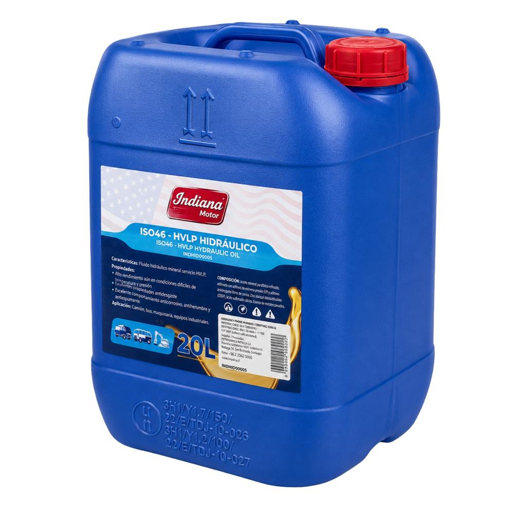 LUBRICANTE HIDRÁULICO ISO46 - HVLP/HV 20L miniatura