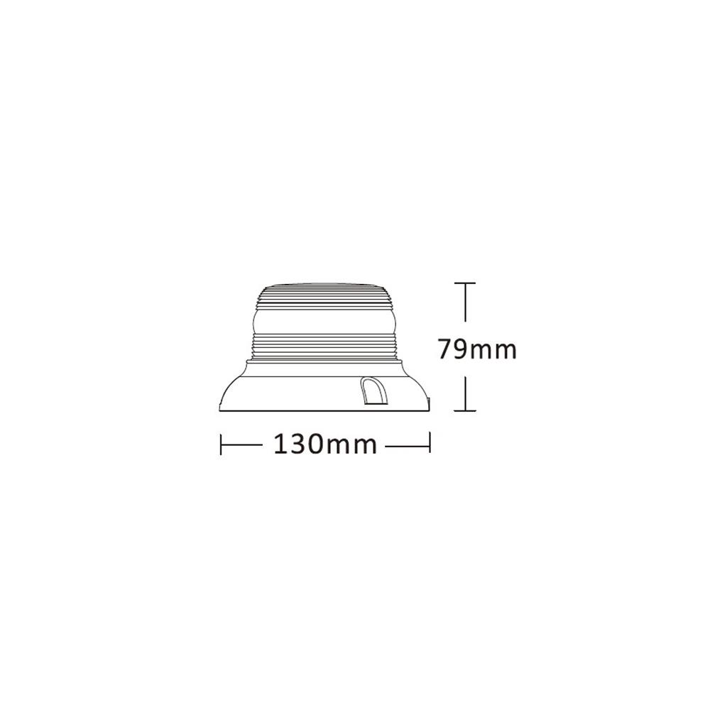 BALIZA 3LED CERTIFICADO R10 R65 CON CABLE miniatura