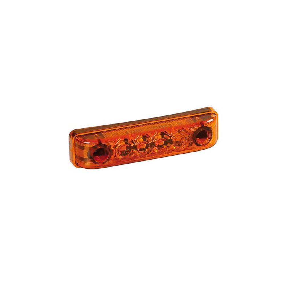 LUZ PERIMETRAL AMBAR 4 LEDS 24V HOMOLOGADA