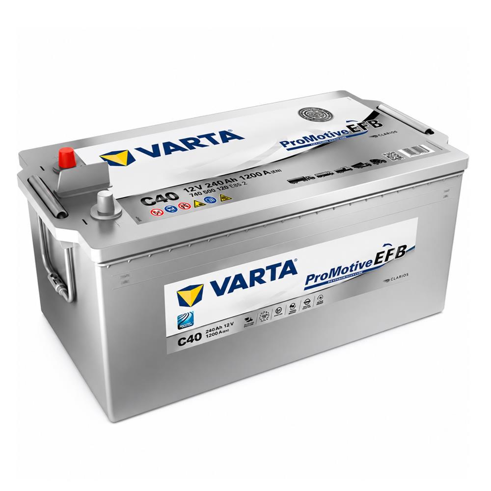 BATERÍA EFB C40 240 AH, 1200 CCA, +I, 12V miniatura