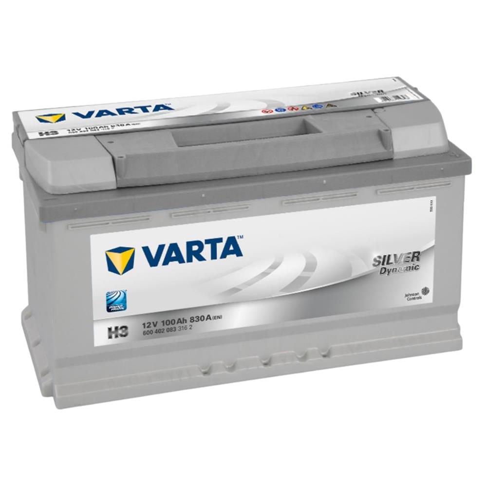 BATERIA SILVER H3 100 AH, 830 CCA, +D, 12V miniatura
