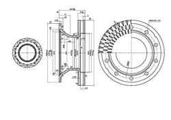 DISCO FRENO SCHMITZ 22,5" miniatura