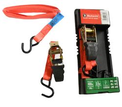 PACK 2 UDS CINCHA SUJECIÓN CON TRINQUETE 1 PULG X 3.5M miniatura