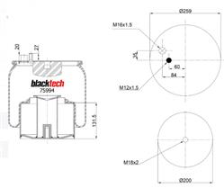 FUELLE DE SUSPENSION MAN TGS miniatura