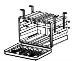 SOPORTE VERTICAL UNIVERSAL ACERO 
GALVANIZADO + KIT MONTAJE miniatura