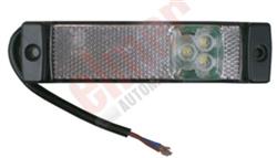 PILOTO DE POSICION RECTANGULAR BLANCO 130X32