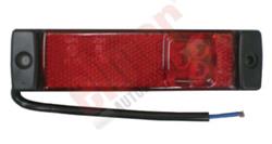 PILOTO DE POSICION RECTANGULAR ROJO 130X34
