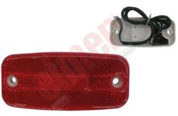 PILOTO RECTANGULAR DE POSICION ROJO DE 110X50 MM