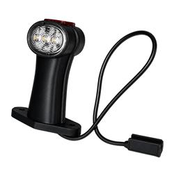 CUERNO PERIMETRAL PILOTO TRASERO LED 12/24 VOLTS DCH/IZQ miniatura