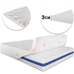TOPPER VISCOELASTICO 3CM 70X190X16 miniatura