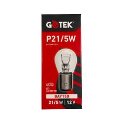 LAMPARA 12V 21/5W 2 POLOS (10 UN)
