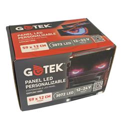 KIT DE OJOS LED CAMIÓN 12 X 59.5 CM miniatura