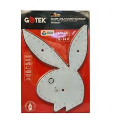SILUETA CONEJO PLAYBOY 12-24 VOLTS RGB miniatura