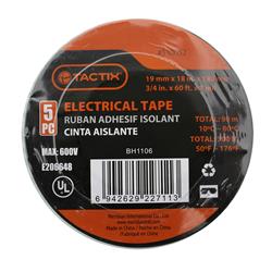 CINTA AISLANTE 19 MM X 18 MTS 5 UNIDADES miniatura