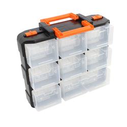 ORGANIZADOR PLASTICO DOBLE TIPO MALETA TACTIX 320602 miniatura