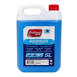 REFRIGERANTE AZUL INDIANA PUNTO DE CONGELACION DE -37°C ENVASE DE 5 LITROS