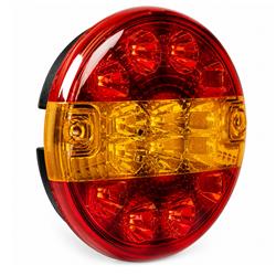 FARO TRASERO REDONDO 3 FUNCIONES 14 LED 12/24V