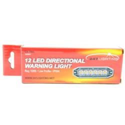 LUZ DIRECCIONAL DE ADVERTENCIA, 12 LED miniatura