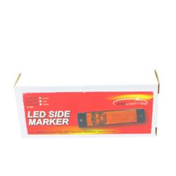 PILOTO DE POSICION RECTANGULAR AMBAR, 130X32 MM miniatura