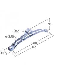 SOPORTE REGULABLE DE ALETA Ø42 CINCADO