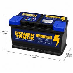 BATERÍA ESTANDAR 95 AH, 720 CCA, +D, 12V miniatura
