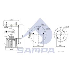 AIR SPRING FUELLE SUSPENSION miniatura