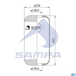 RESORTE NEUMATICO SP55782 miniatura