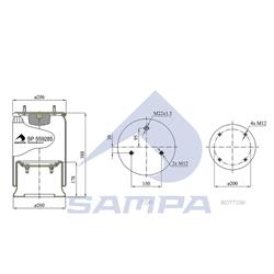 FUELLE SUSPENSION SCHMITZ/KRONE miniatura