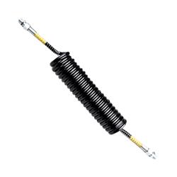 MANGUERA ESPIRAL NEGRA CON AMARILLO 4,5 M
