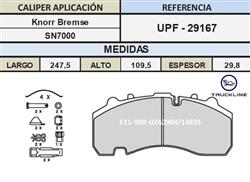 JUEGO DE PASTILLAS BPW