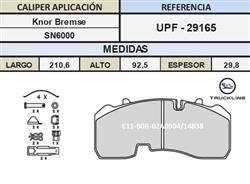 JUEGO DE PASTILLAS BPW
