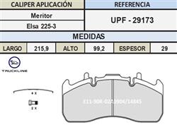 JUEGO PASTILLAS VOLVO FL / RVI MIDLUM