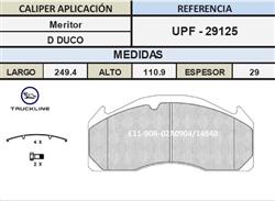 JUEGO PASTILLAS VOLVO / RVI