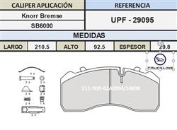 JUEGO DE PASTILLA RVI MIDLUM, BPW