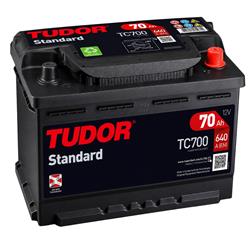 BATERÍA ESTANDAR TC700 70 AH, 640 CCA, +D, 12V miniatura