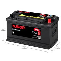 BATERÍA ESTANDAR TC900 90 AH, 720 CCA, +D, 12V miniatura