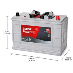 BATERÍA HDX POWER PRO TF1202 120 AH, 870 CCA, +I, 12V miniatura