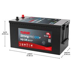 BATERÍA EFB STRONG PRO TE2353 235 AH, 1200 CCA, +I, 12V miniatura
