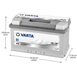 BATERIA SILVER H3 100 AH, 830 CCA, +D, 12V miniatura